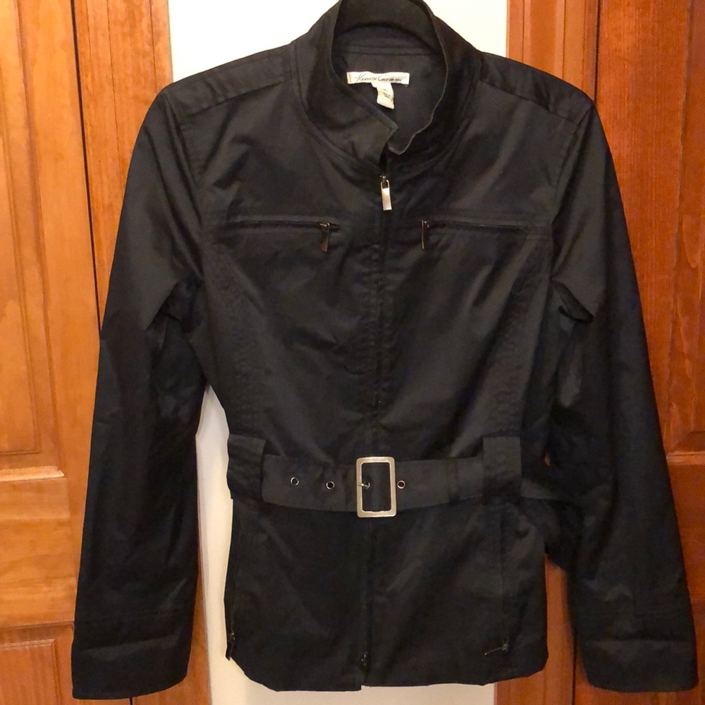 Kenneth Cole black spring Nylon jacket